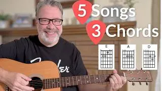 Thumbnail: 5 Songs with Just 3 Chords | Easy Beginner Guitar
