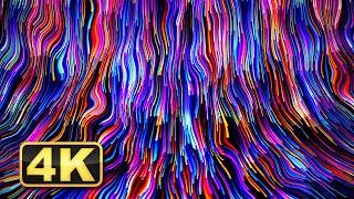 Thumbnail: Neon Flowing Light Streams in 4K! Hypnotic Ambient Visuals for Relaxation