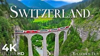 Thumbnail: Switzerland 4K • Scenic Trains Through Swiss Alps | Relaxing Music | Nature Relaxation Film