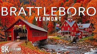 Thumbnail: [Vermont] Brattleboro Autumn 8K 🍂 Connecticut River, Fall Colors & New England Scenery🍁Fall Foliage