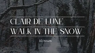 Thumbnail: CLAIR DE LUNE | WALK IN THE SNOW | 10 HOURS 4K