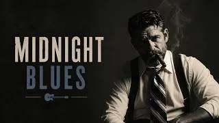 Thumbnail: Midnight Blues 🥃 Premium Slow Blues Guitar & Cigar Smoke Vibes for Late Night