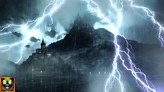 Thumbnail: Raging Thunderstorm Sounds for Sleeping | Steady Rain, Very Intense Thunder & Striking Lightning