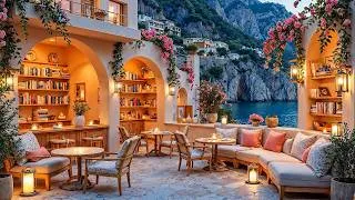 Thumbnail: Relaxing Jazz Bossa Nova Music with Seaside Cafe Ambience | Cozy Vibes Jazz for work, study