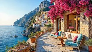 Thumbnail: Positano Cafe Music with Bossa Nova by the Ocean ☕ Cozy Seaside Terrace Ambience for Work & Chill