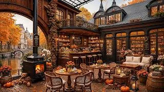 Thumbnail: Melodic Autumn Jazz Background Music for Study & Work 🍂 Warm Fall Café Shop & Soothing Jazz Piano