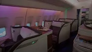 Thumbnail: First (1st) Class Airplane White Noise Ambience | Flight Attendant | Call Dings | Read, Study, Sleep