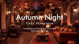Thumbnail: Nightly Autumn Jazz Piano Music: Rain Sounds in Cozy Bedroom Piano for Good Mood, Work, Relax
