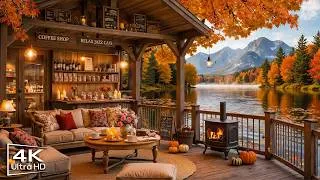 Thumbnail: Happy Morning Jazz in Cozy Coffee Shop Ambience 🍂 Smooth Autumn Jazz Music for Calm, Focus & Relax