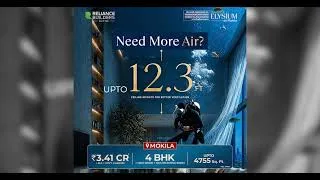 Thumbnail: Best Luxury Apartments in Hyderabad? Premium 4 BHK Apartment Tour | Reliance Elysium, Mokila.