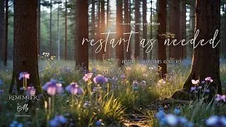 Thumbnail: Restart as many Times as Needed 🎵🌲 Soft Piano for Emotional Exhaustion & Stress Relief
