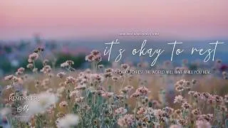Thumbnail: It's Okay to Rest, The World Will Wait While You Heal 🌲🍃 Soft Piano for Emotional Exhaustion