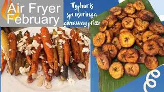 Thumbnail: Maple Syrup Roast | Ghee Roasted Plantain | Air Fryer February in collaboration with Typhur AirFryer