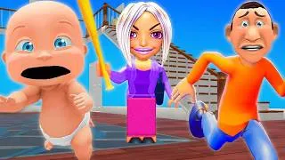 Thumbnail: Baby & Daddy Escape KAREN PRISON!