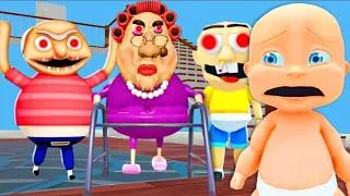 Thumbnail: Baby Escapes EVIL FAMILY BASEMENT in ROBLOX!