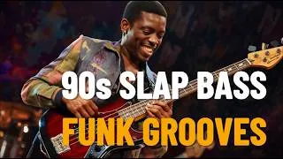 Thumbnail: Slap Bass Jazz Grooves — 90s Funk Fusion | Coffee Shop Jazz Instrumental for Focus, Work & Study