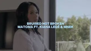 Thumbnail: bruised not broken [matoma ft. kiana ledé & mnek] — edit audio