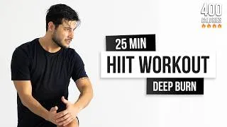 Thumbnail: 25 Min Cardio HIIT Workout | Deep Burn Full Body Sweat