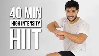 Thumbnail: Burn 800 Calories with this 40 MIN CARDIO HIIT Workout (Full Body, No Equipment, No Repeats)