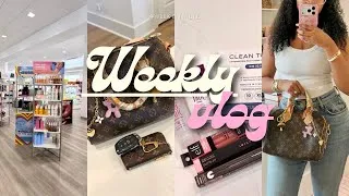 Thumbnail: VLOG: MAKEUP SHOPPING, ULTA HAUL, WHAT'S IN MY BAG, HOT GIRL WALK, FACE MASK + SELF CARE ROUTINE 🎀