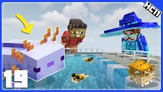 Thumbnail: The Blue Axolotl Sidequest! | HermitCraft 11 | Ep 19