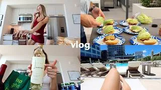 Thumbnail: vlog ❀ offer update, touring luxury waterfront homes, & hosting!