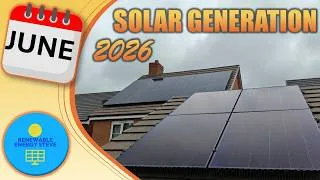 Thumbnail: Solar Generation June 2026 - Can Long Days Beat Mixed Weather?