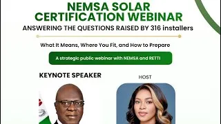 Thumbnail: The Government Responds! NEMSA Solar installer Webinar by 11AM today!!