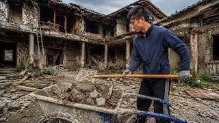 Thumbnail: Leaving a secure career, a young man rebuilt his parents' old house into their forever home