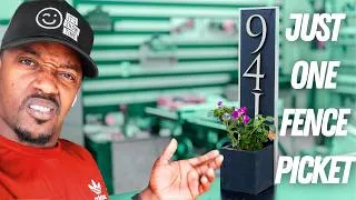 Thumbnail: make money with just one fence picket.