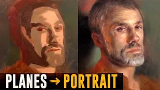 Thumbnail: Soft Edges in Oil Portrait Painting