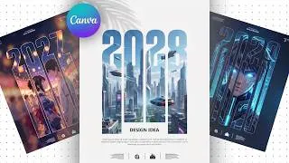 Thumbnail: Text Poster Design Idea in Canva