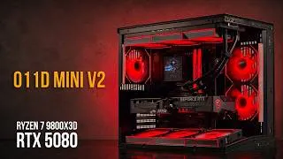 Thumbnail: Lian Li O11 Dynamic Mini V2 Build | RTX 5080 & Ryzen 7 9800X3D