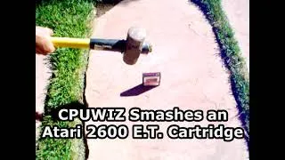 Thumbnail: CPUWIZ Smashes an Atari 2600 E.T. Cartridge