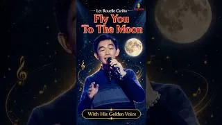 Thumbnail: Rouelle Cariño Sings “Fly Me to the Moon” 🌙🎤 | Golden Voice Moment😎🎙️