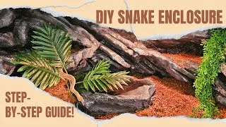 Thumbnail: Creating a rocky paradise for pet snake! Step-by-step DIY Guide!