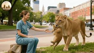 Thumbnail: Animal rescue: The Mother Lion Cried and Took her Cub to a Veterinarian a Touching Story #256