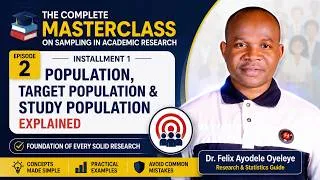 Thumbnail: Episode 2 (Installment 1): Population, Target Population & Study Population