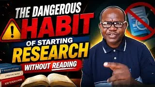 Thumbnail: The Dangerous Habit of Starting Research Without Reading