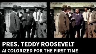 Thumbnail: President Teddy Roosevelt and the Rough Riders in 1910 [AI Color and 1080P]