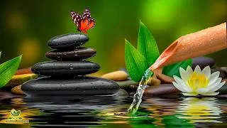 Thumbnail: Peaceful Piano & Bamboo Water Fountain 🌿 Deep Sleep Meditation Music for Mind and Body