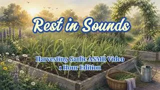 Thumbnail: Harvesting Garlic ASMR Video | 1 Hour Edition | RestInSounds