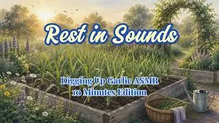 Thumbnail: Digging Up Garlic ASMR | 10 Minutes Edition | RestInSounds