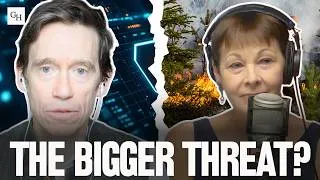 Thumbnail: Is The Climate Emergency Being Taken Seriously? | Rory Stewart & Caroline Lucas Clash.