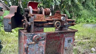 Thumbnail: Full video of the TAKAHASHI lathe restoration process | Restore and Repair old Takahashi mini lathes