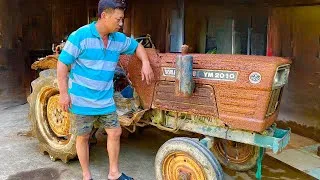 Thumbnail: Helped a 60-year-old man completely restore his rusty old YANMAR 2010 tractor