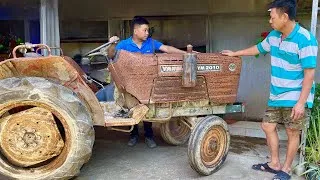 Thumbnail: Helped a 60 year old farmer restore and repair his old 2010 Yanmar tractor // Tractor restoration