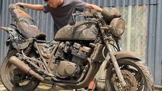 Thumbnail: SUZUKI GSX400 Complete Restoration Of |A Motorcycle That Had Been Gutted By Fire!