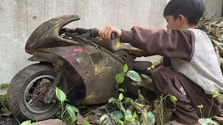 Thumbnail: Full Restoration Abandoned 49cc BMW Mini Car For My Younger Brother