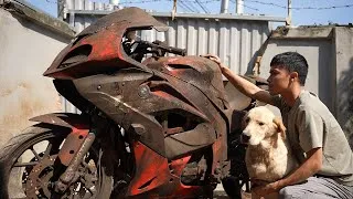Thumbnail: Restoration Full S1000RR Motorcycle To Rescue A Trapped Golden Retriever Dog